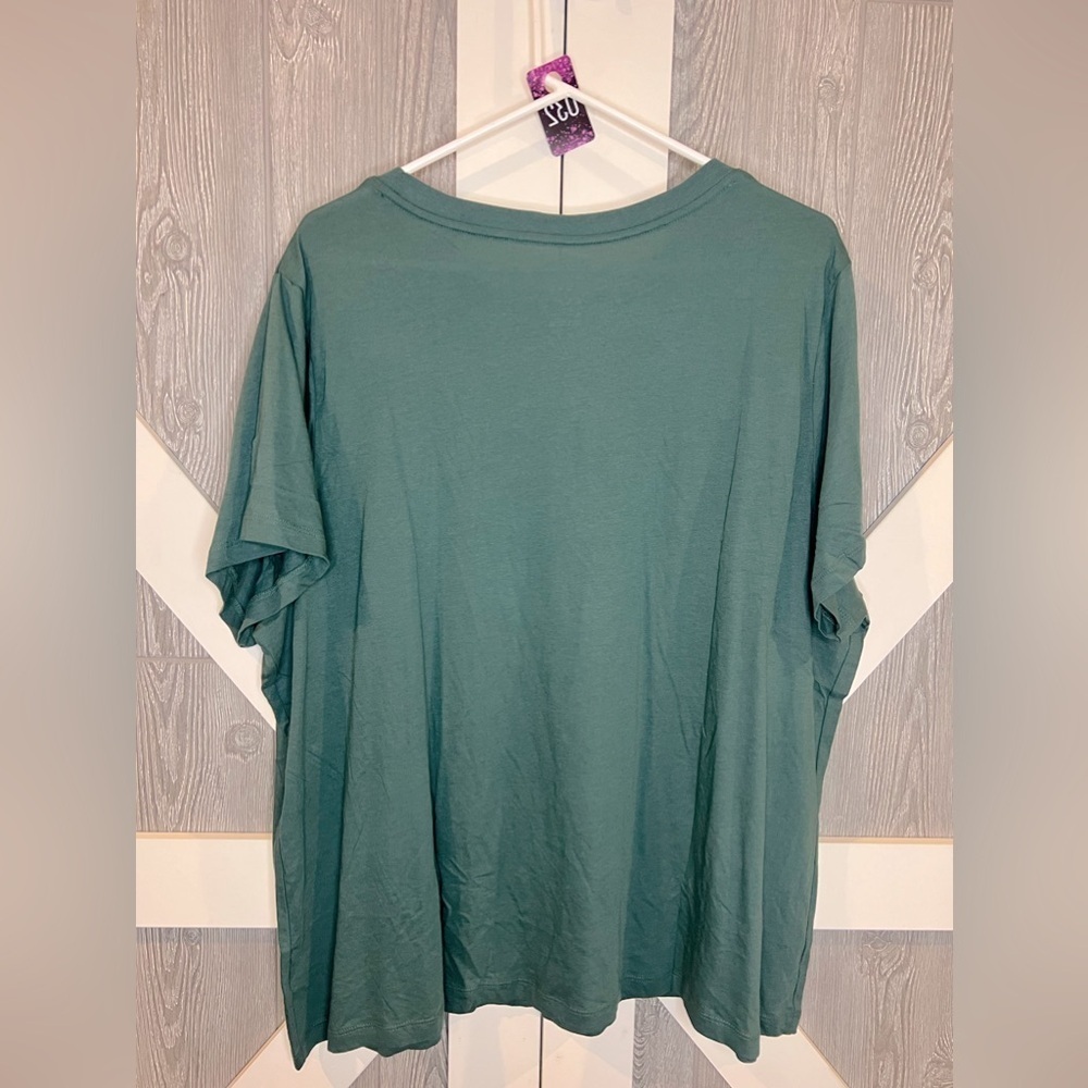 B2.01 NWT A New Day Casual Tee Teal 2X - Picture 4 of 4